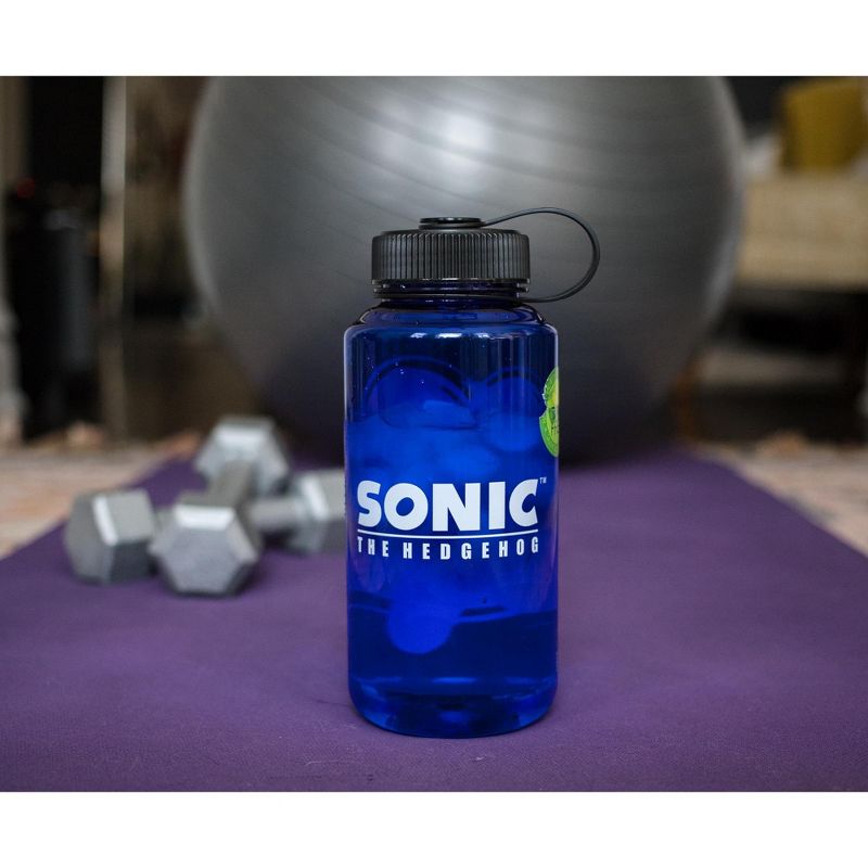 Just Funky Sonic The Hedgehog Character Plastic Water Bottle | Holds 32 Ounces, 4 of 7