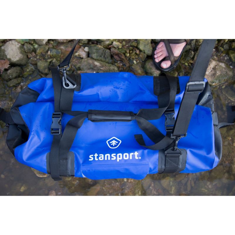 Stansport Waterproof Dry Duffle Bag 65L Blue, 2 of 17