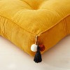 Oversized Corduroy Floor Pillow with Tassels - Opalhouse™ designed with Jungalow™ - image 3 of 4