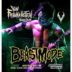 Von Frankenstein Monster Gear BeastMode Nickel Plated Bass Strings - 1 of 1