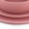 Gibson Home Canyon Crest 12 Piece Round Melamine Dinnerware Set in Pink - 4 of 4