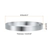 Unique Bargains Stainless Steel Seamless Nonstick Mirror Coating Round Cake Ring - 2 of 4