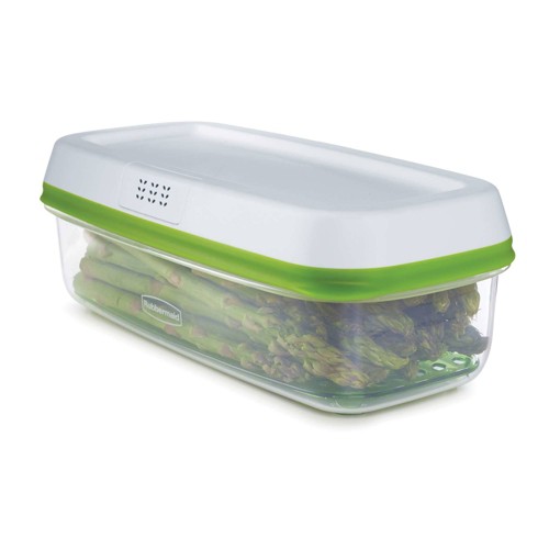 Rubbermaid Fresh Works Produce Saver Food Storage Container, 17.3 Cup