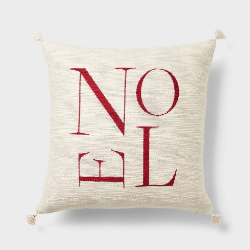 Decorative Square Throw Pillow - Noel Cardinal – Willow & Olive