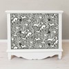 NuWallpaper Merriment Peel and Stick Wallpaper Charcoal: Removable Vinyl, Self-Adhesive, 28.2 Sq Ft Coverage, Jungalow Style - 4 of 4