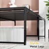 Garvee Twin/Full/Queen Metal Bed Frame - 14" Platform w/3-in-1 Steel Support, No Box Spring Needed, Easy Assembly, Black - 4 of 4