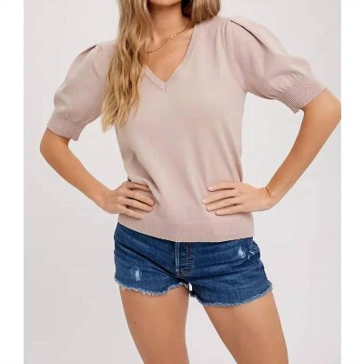 Women's Essential V Neck Pullover - BluIvy