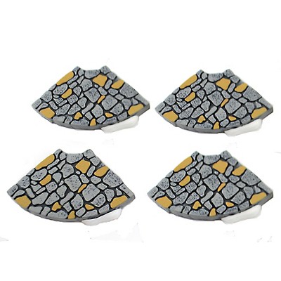 Department 56 Accessory 2.25" Limestone Road Curved Street Sidewalk  -  Decorative Figurines