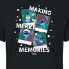 Women's - Lilo and Stitch - Making Merry Memories Cropped Graphic T-Shirt - 2 of 4