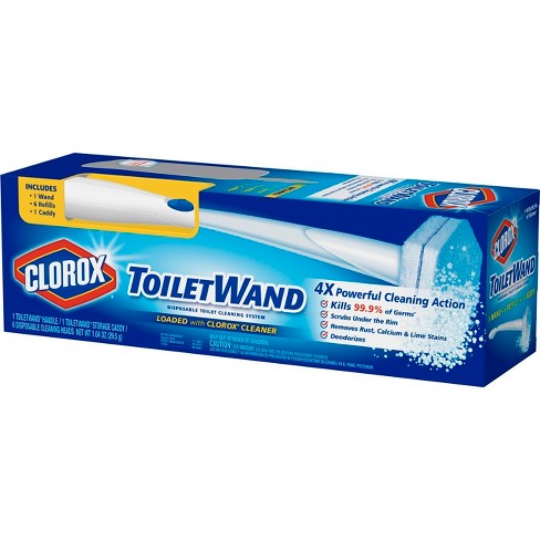 Clorox Toilet Wand Kit with Caddy & 6 Refill Heads : Target