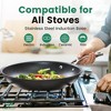 Itopfox 10-Piece Nonstick Cookware Set with Stainless Steel Handles, Hard Anodized Pots and Pans for Induction, Oven & Dishwasher Safe - 3 of 4