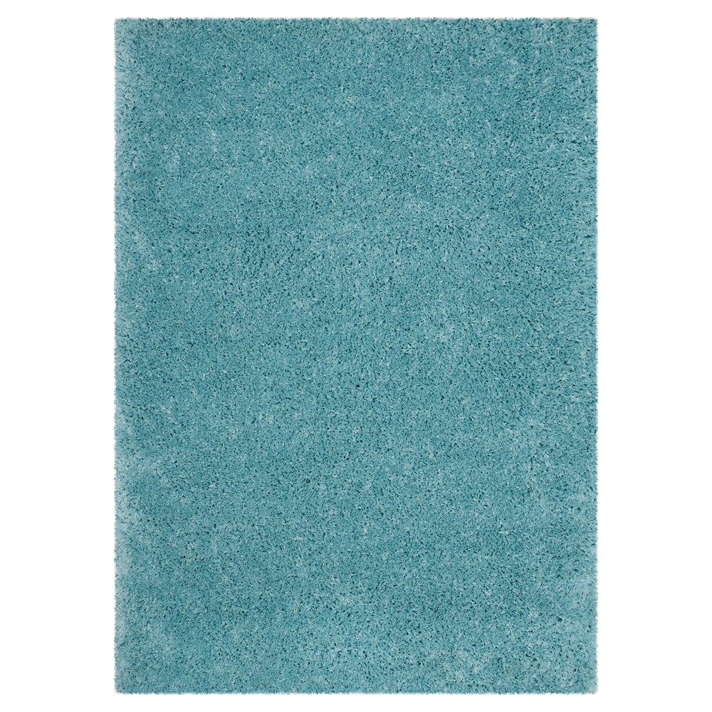 4'x6' Solid Loomed Area Rug Light Turquoise - Safavieh