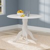 Glenwillow Home 42" Round Double Drop-Leaf Dining Table + Spindle Back Dining Chairs Dining Set - 2 of 4