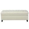 TUYOHW 50" Storage Bench,Tufted End of Bed Ottoman Bench with Lift Top,Ottoman for Living Room,Entryway - 3 of 4