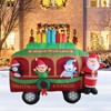 A Holiday Company 8ft Wide Christmas Caboose, 6 ft Tall, Multi - 2 of 4