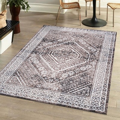 Boho Cottage Medallion Area Rug - JONATHAN Y