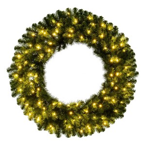Vickerman Deluxe Sequoia Pine Wreath - 1 of 1