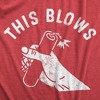 Womens This Blows T Shirt Funny Fourth Of July Dangerous Fireworks Joke Tee For Ladies - Crazy Dog Women's T Shirt - image 2 of 4