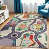 City Cruising Non-Slip Kids Playroom Nursery Washable Indoor Area Rug by Blue Nile Mills - 2 of 4