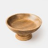 Mela Artisans Aranya Mangowood Pedestal Fruit Bowls - 4 of 4