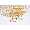 Elegant Lighting Century 2 light Gold Wall Sconce Clear Royal Cut Crystal - 4 of 4