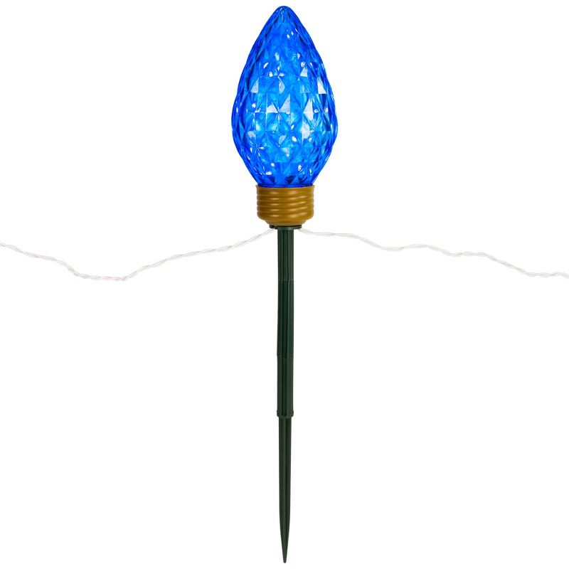Northlight 3ct LED Lighted Multi-Color C9 Christmas Pathway Marker Lawn Stakes - 3 ft, 4 of 9