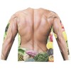 Men's Vegan Hero (Front Back Print) Long Sleeve Costume T-Shirt - 3 of 4