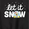 Boys' - SpongeBob SquarePants - Let It Snow Graphic Long Sleeve Fleece Sweatshirt - 2 of 4