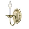 Livex Lighting Home Basics 1 - Light Wall Light in  Antique Brass - 3 of 4