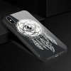 Reiko iPhone XS Max Hard Glass Design TPU Case with Dreamcatcher Design in Black - 2 of 4
