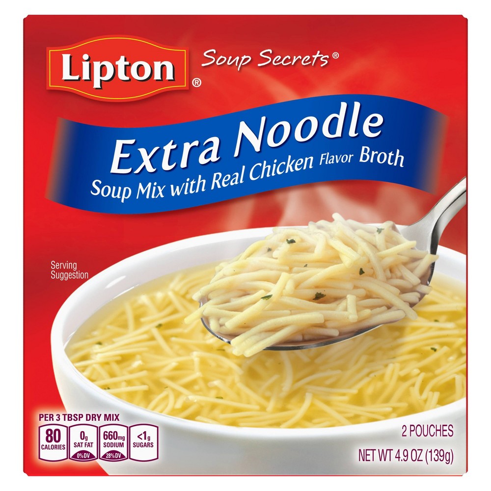 UPC 041000003011 product image for Lipton Soup Secrets Extra Noodle Soup 4.9 oz | upcitemdb.com