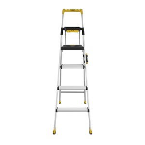 COSCO 6 ft Commercial Aluminum Project Ladder (Yellow) - 1 of 4