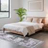 Boho Area Rugs, Boho Print Decorative Carpet, Soft Vintage Floral Design, Anti-Slip TPR Backing, Reinforced Edges, Machine Washable, for Living Room - 3 of 4