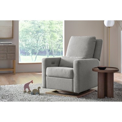 Sigi 34" Performance Grey Eco-Weave Electronic Recliner with USB