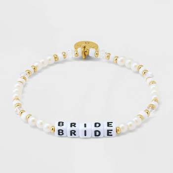 Little Words Project Bride Beaded Bracelet
