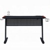 RISOKEYS Gaming Computer Desk Gaming Table with Cup Holder Headphone Hook,Z-Shaped Leg, Easy to Assemble for Bedroom Small Space Upgrade,Black and Red - 4 of 4