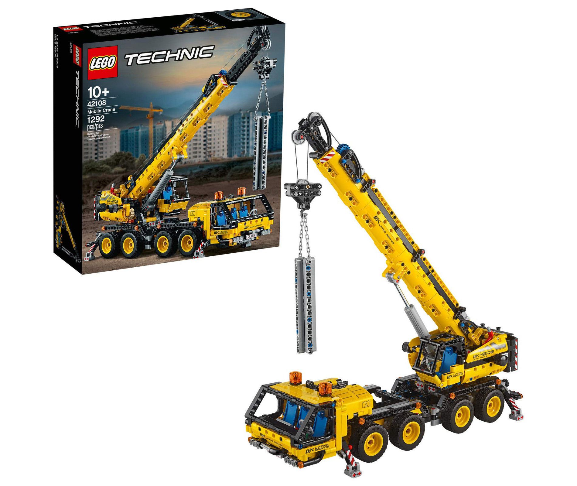 LEGO Technic Mobile Crane 42108 Building Kit A Super Model Crane to Build
