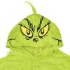 Seven Times Six Dr. Seuss GRINCH Who Stole Christmas Hooded Costume Pajama Union Suit Green - 4 of 4