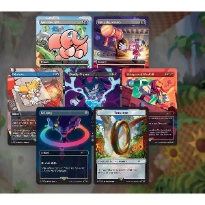 Magic the Gathering Secret Lair x Sonic the Hedgehog: Chasing Gear - Non-Foil Edition - 1 of 4