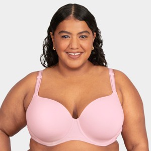 Fit For Me by Fruit of the Loom Women's 360 Stretch Plus Size Cotton T-Shirt Bra - 1 of 4