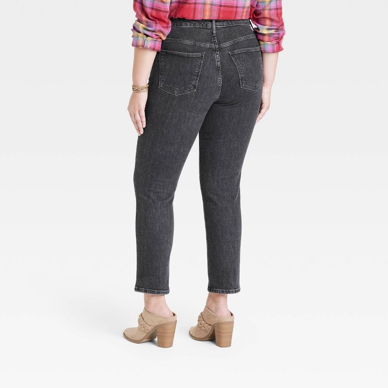 Women's High-Rise Slim Straight Jeans - Universal Thread™, 6 of 13