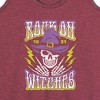 Women's - Instant Message - Rock On Witches Graphic Racerback Tank - 2 of 4