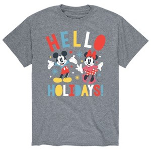 Men's - Disney - Hello Holidays Short Sleeve Graphic T-Shirt - 1 of 4