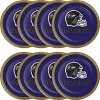 24ct Baltimore Ravens Football Dessert Plates - 2 of 3