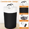90L Laundry Basket, Freestanding Laundry Hamper, Collapsible Dirty Clothes Hamper, Waterproof Fabric with Foam Protected Aluminum for College - 3 of 4