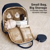 KeaBabies Diaper Bag Backpack Comes with Portable Changing Pad, Baby Bag for Mom, Baby Travel Essential - 2 of 4