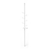 Vynxaria Adjustable Laundry Pole Clothes Drying Rack - White - 3 of 4