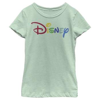 Girl's Disney Classic Multicolored Logo T-Shirt