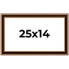 PosterPalooza | Weathered Gold Picture Frame - UV Acrylic, Backing Board, Hanging Hardware Included - 2 of 4