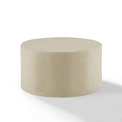 Outdoor Catalina Round Table Furniture Cover - Tan - Crosley